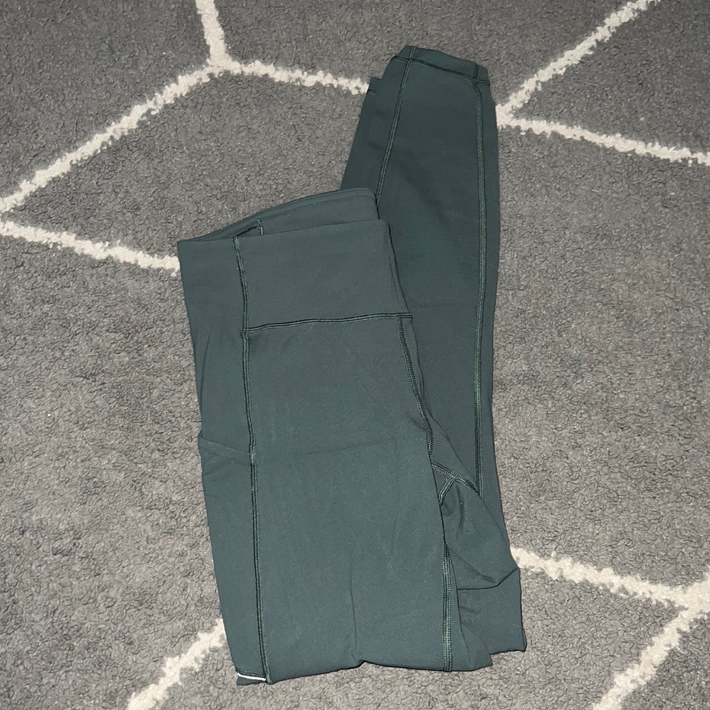Lululemon Athletica Green Performance Leggings - Picture 2 of 8
